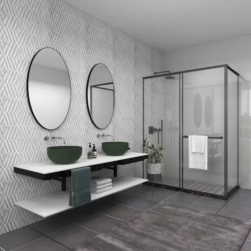Contemporary Wood Oval Wall Mirror – Natural Finish, Decorative Wall Decor