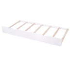 Storage Platform Bed – Pull-Out Shelves, Twin Size Trundle Bed, Modern Design