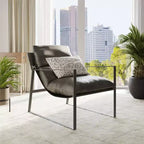 Faux Leather Accent Chair – Modern Style, Comfortable Living Room Seating