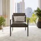 Faux Leather Accent Chair – Modern Style, Comfortable Living Room Seating