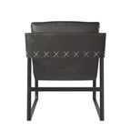Faux Leather Accent Chair – Modern Style, Comfortable Living Room Seating