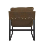 Faux Leather Accent Chair – Modern Style, Comfortable Living Room Seating