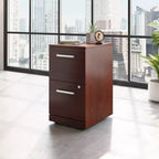 2-Drawer Rolling File Cabinet – Mobile Pedestal, Home Office Storage